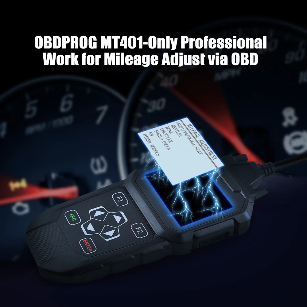 OBDPROG MT401 инструмент для коррекции одометра и OBD2 считыватель кодов Сканер