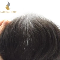 Transparent French Lace Mens Toupee Human Hair Repalcement System All Fine Lace Hairpieces Light Density Bleached Knots Wig