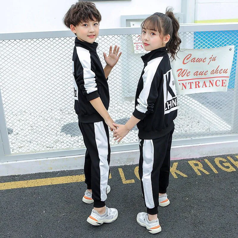 Детский спортивный костюм с буквенным принтом на Возраст 4-10 лет | Детская одежда