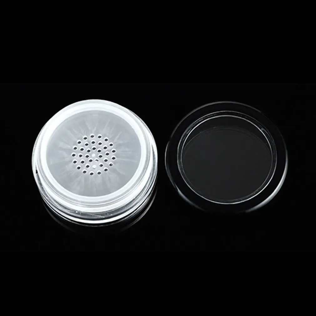 

10G 10ml Empty Loose Face Powder Blusher Puff Case Box Makeup Cosmetic Jars Containers with Sifter Lids