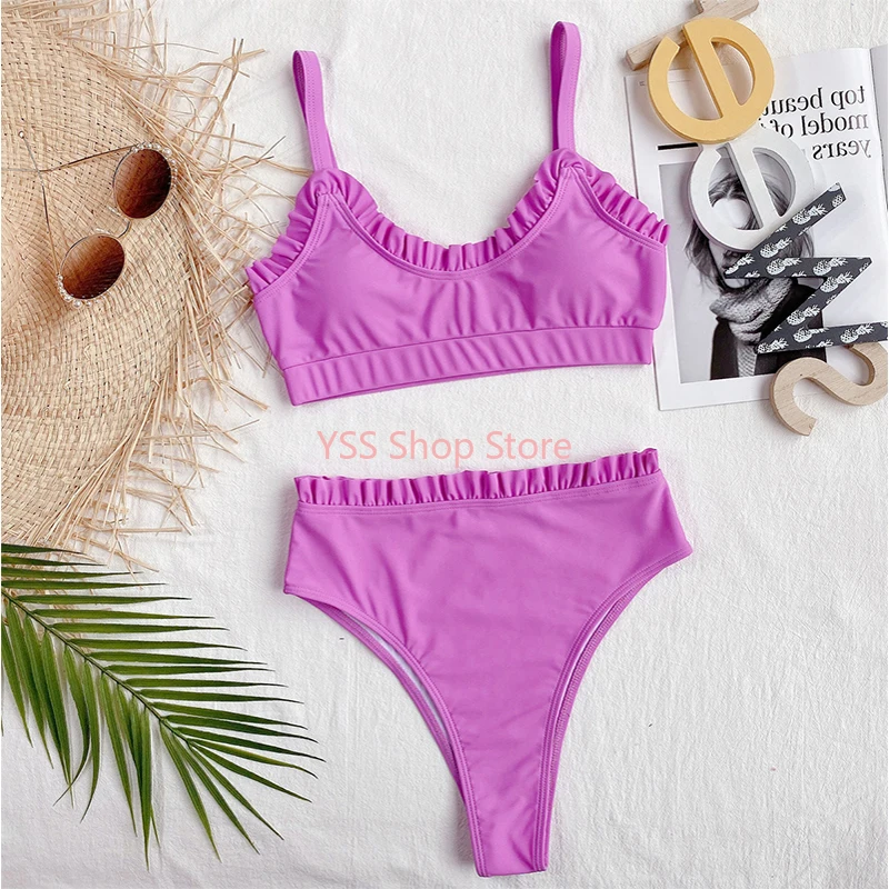 

New Bikinis Mujer Sexy Swimwear Women Swimsuit 2021 Bathing Suit Cintura Maillot Femme Monokini Tankini