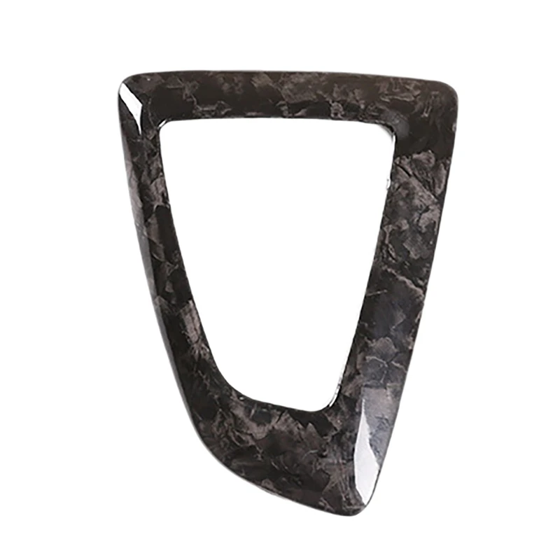 

For 1 2 3 4 Series 12-18 Carbon Fiber Forged Pattern Left Rudder Car Gear Shift Frame Trim Stickers Interior Accessories