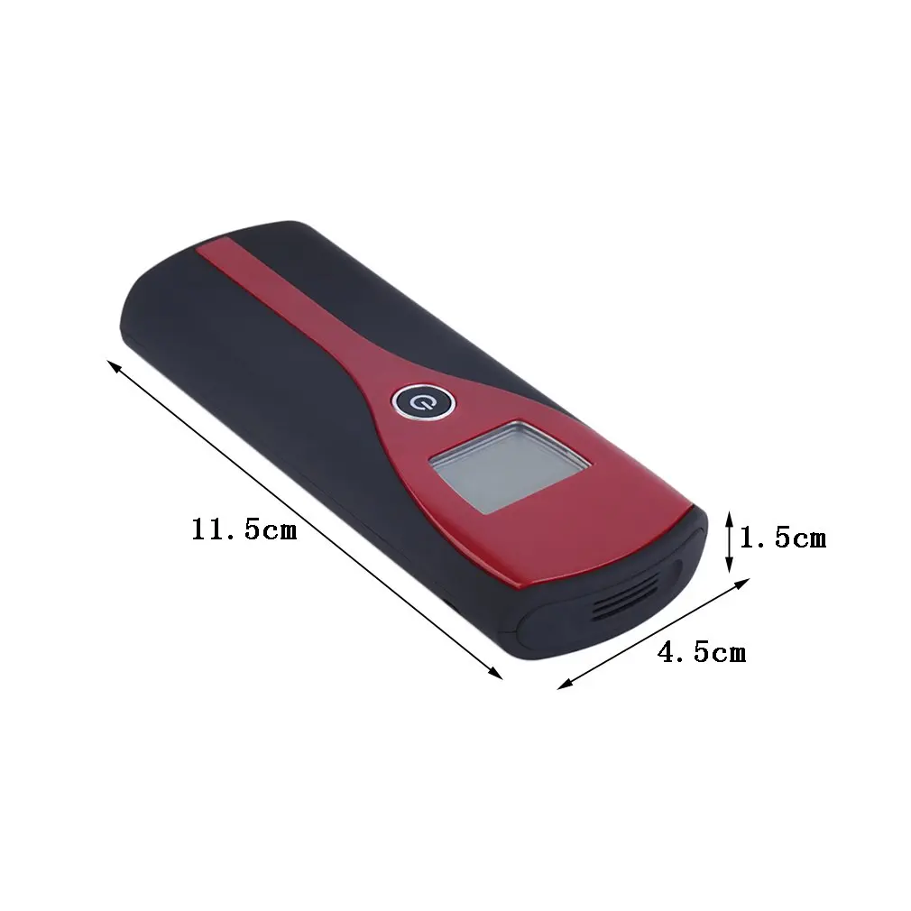 

Black & Wine Red Plastic Quick Response and Resume Universal Professional Digital LCD Display Alcohol Breath Alert Breath Tester