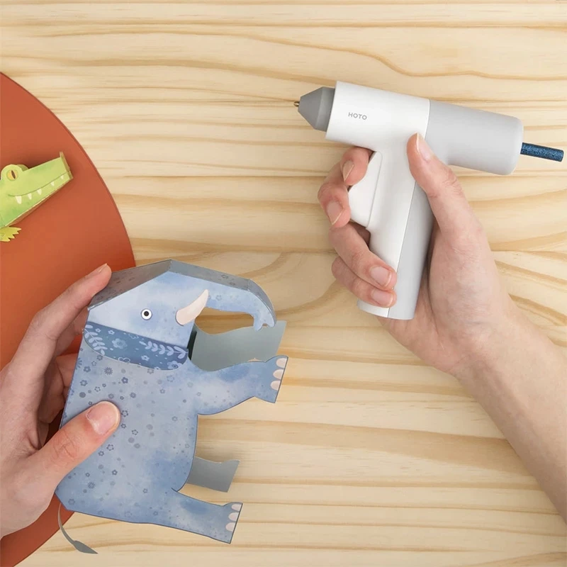 

Xiaomi HOTO Hot melt glue gun Electric Heat Crafts heats up PTC heating glue for bonding household Crafts Heat Temperature Tool