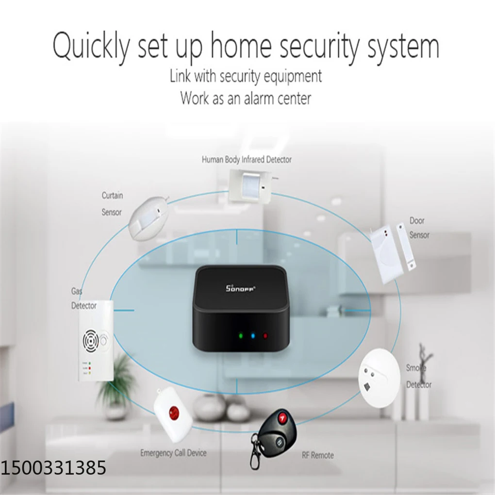 Sonoff радиочастотный мост 433 Гц Wi Fi беспроводной датчик PIR дверной сигнализации для
