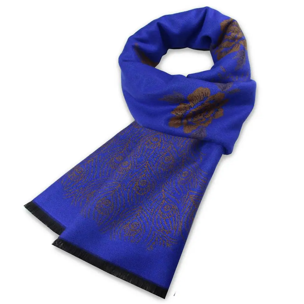 Кашемировый женский шарф с принтом зимняя теплая шаль и накидки шарфы для женщин