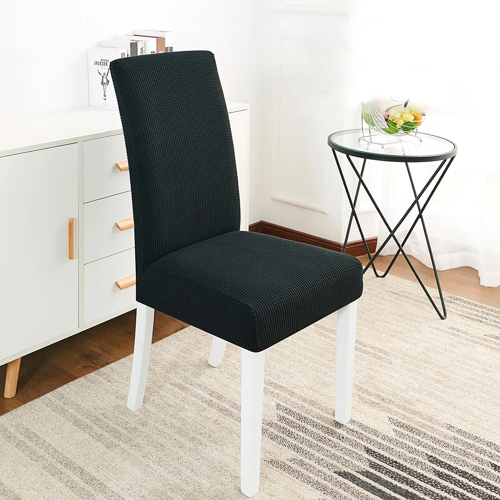Эластичный обеденный чехол на стул с низкой спинкой барный для салона