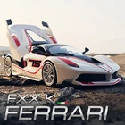 Модель автомобиля Bburago из сплава FERRARI FXX K 1:24, коллекционная игрушка в подарок