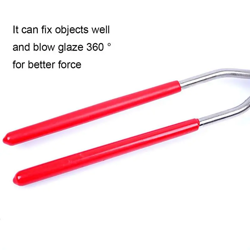 

1Pcs Clay Clamp Ceramic Tools Pottery Clay Dipping Tong Pottery Ceramics Kilns Glaze Clamps Red Non-Slip DIY Art Manual Tools