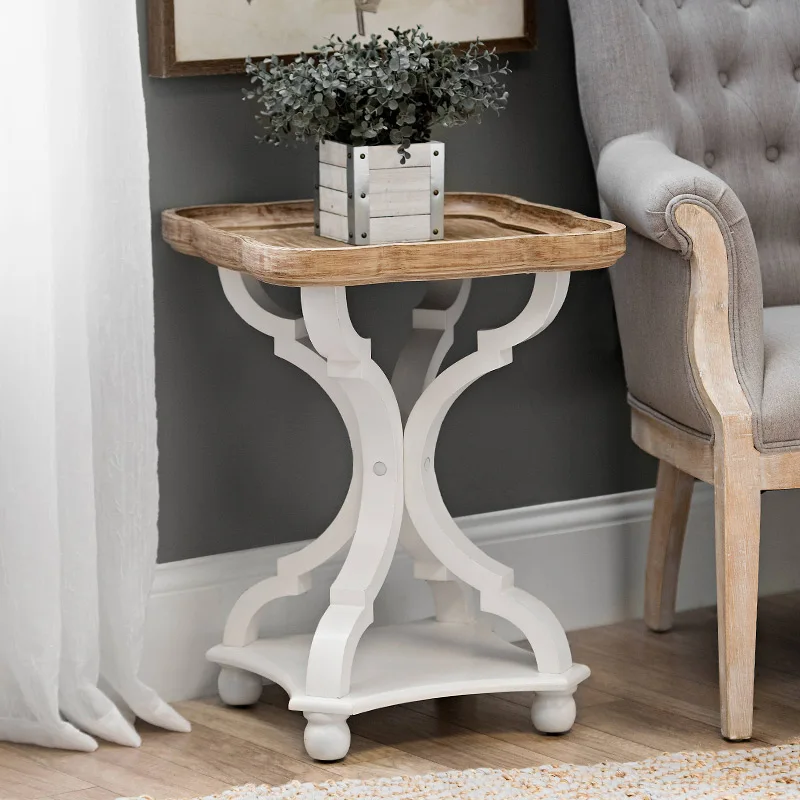 Французский стиль кантри старый столик Американский Ретро деревянный цвет