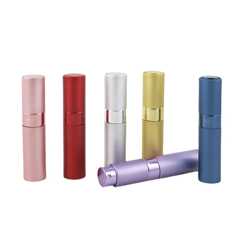 200 x 10ml Twist Portable For Travel Aluminum Glass Perfume Bottle With Spray 1/3oz Empty Cosmetic Containers | Красота и здоровье