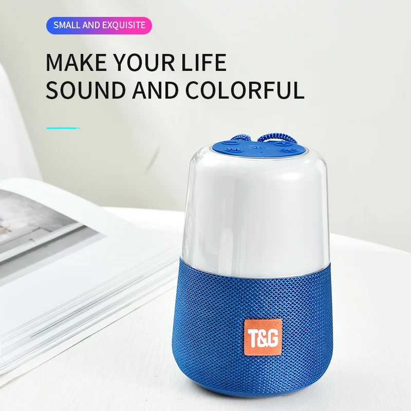 TG 168 светодиодный дыхательный светильник Bluetooth динамик портативный с веревкой