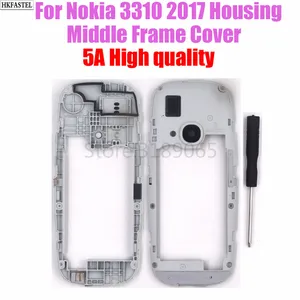 5A высокое качество 3310 2017 корпус для Nokia 3310 2017 Новый мобильный телефон средняя крышка Замена частей