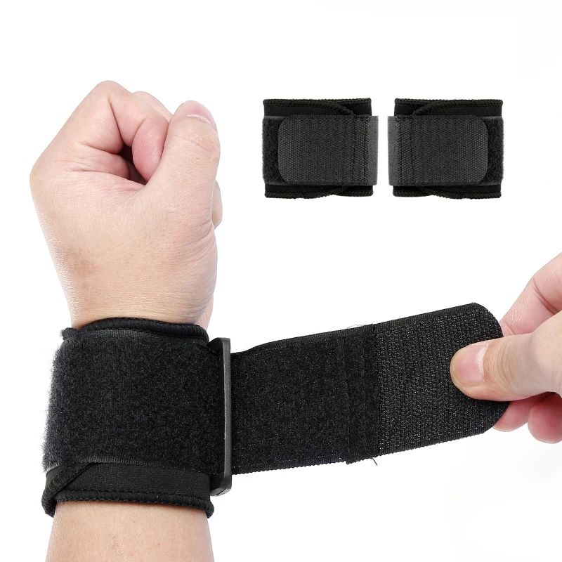 

2PCS Elastic Soft Pressurized Wristband Gym for Volleyball Tennis Durable Sport Wristband Protective Adjustable Gym Bandage
