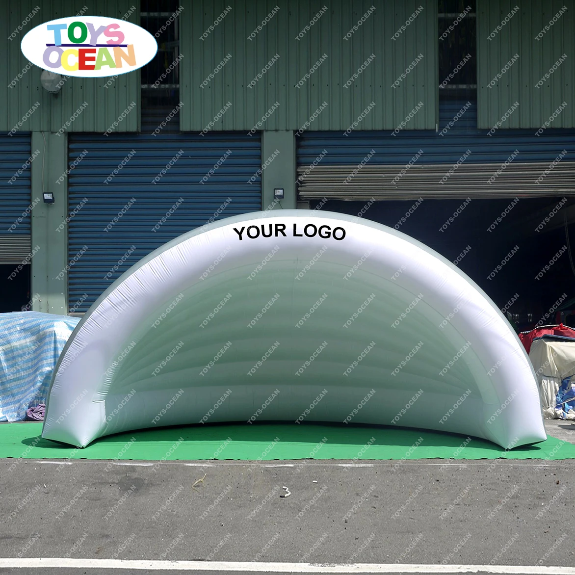 Изготовленный На Заказ прочный надувной тент ракушка светильник надувная
