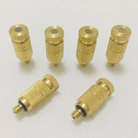 50pcspack brass mist nozzle for high pressure mist cooling system mixed jet venturi nozzle