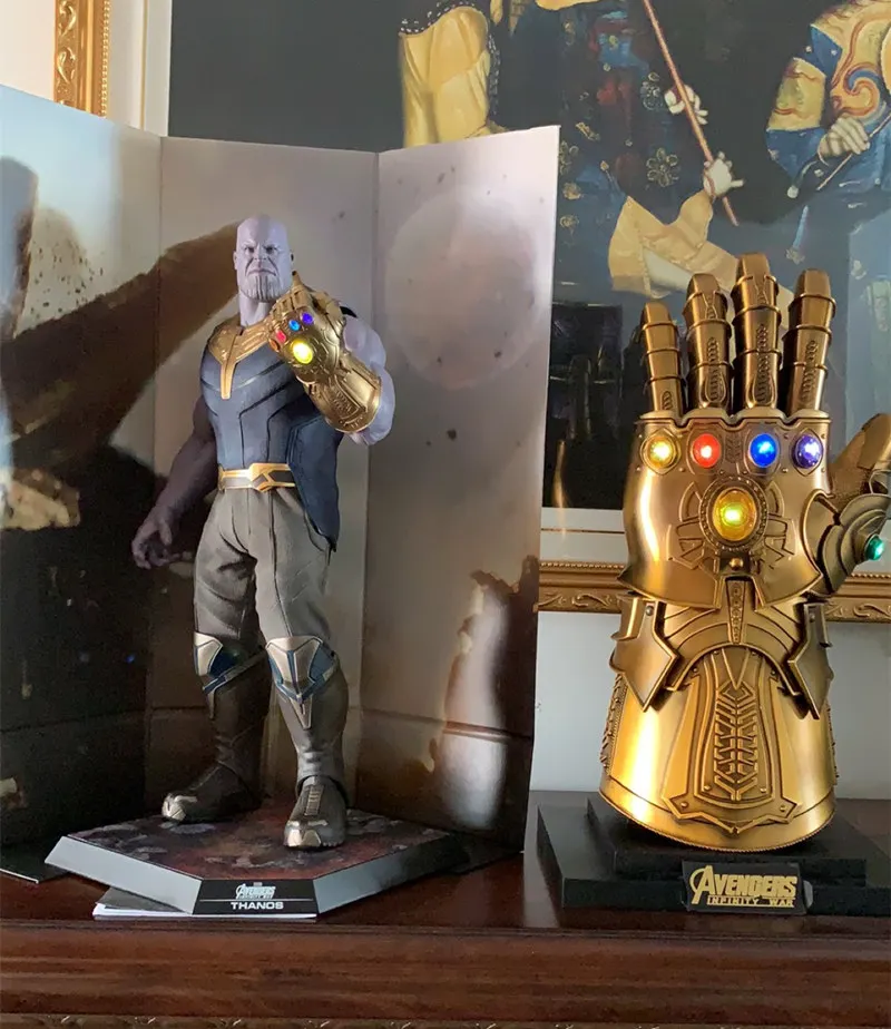 [Металл Сделано] 1:1 весы беспроводные металлический Бесконечность перчатку