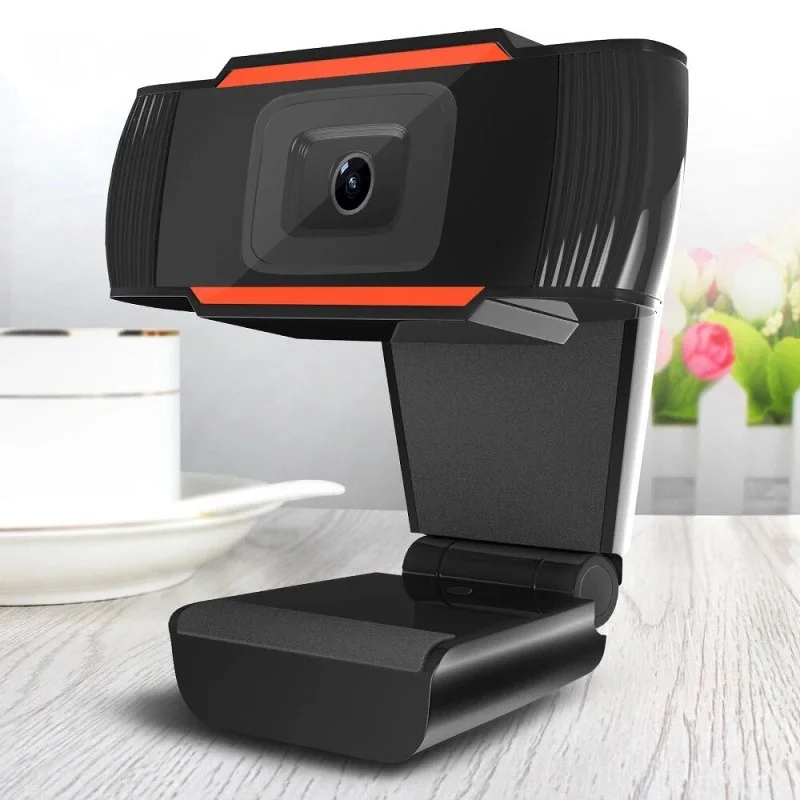

New Auto Zoom USB Camera HD 1080P With Mic Clip-on PC Computer Webcam Rotate For Live Broadcast Video Calling Conference Work