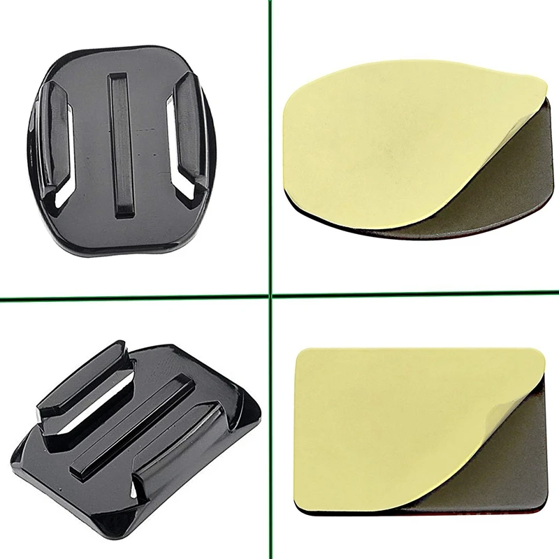 Helmet Accessories Kit Set 12x Surface Mounts + Adhesive Stickers Sticker Pads for GoPro Hero 7/6/5/4/3+/3 Session SJ40 | Электроника