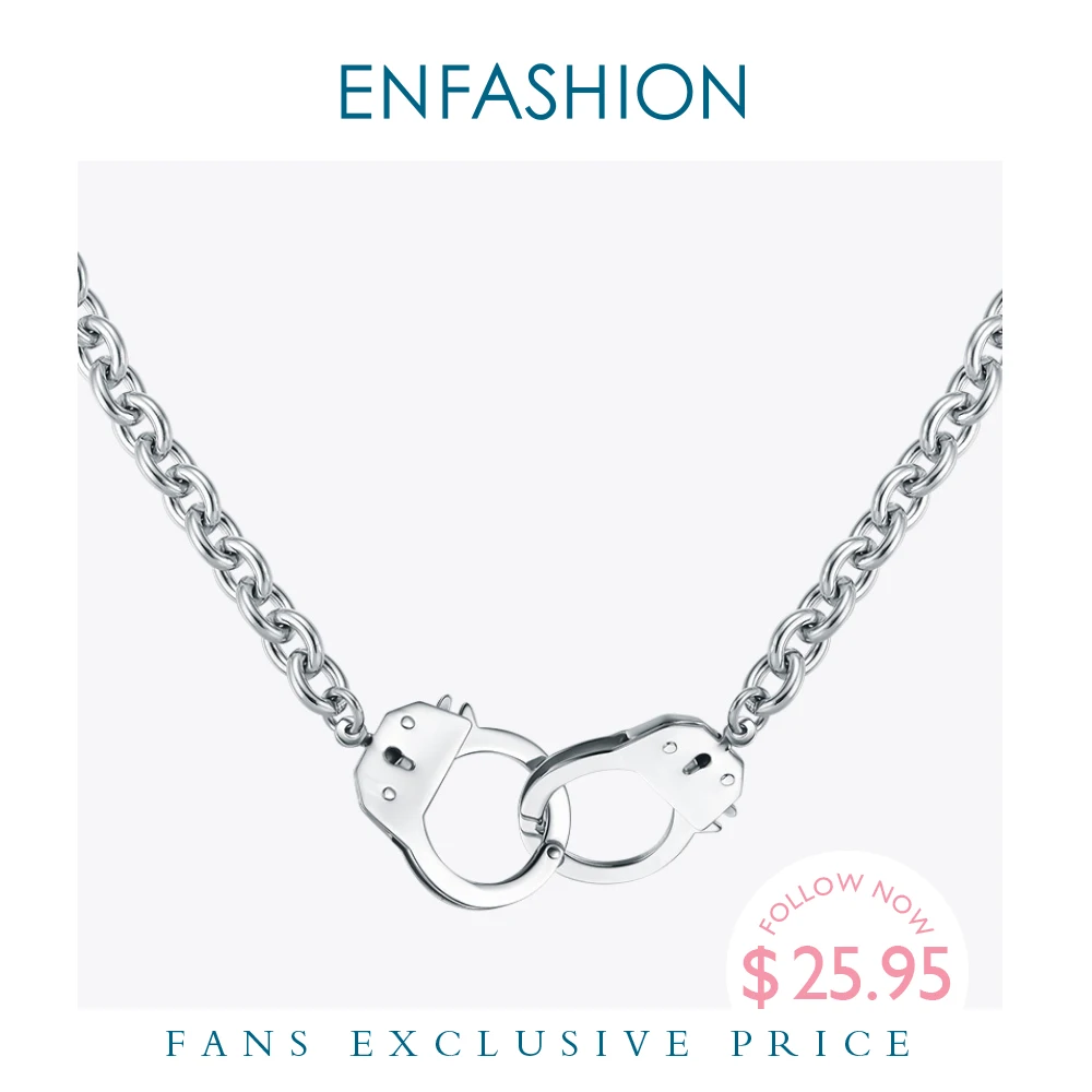 Женское Ожерелье ENFASHION из нержавеющей стали длинное ожерелье с подвеской