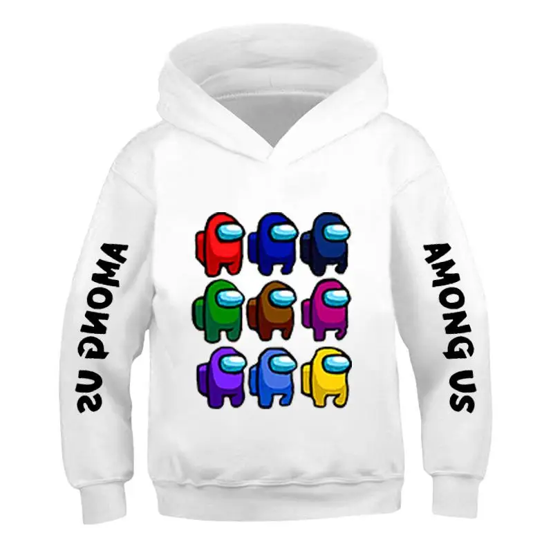 

Autumn Hoodie Hot Game Among Us Boys Dress As Sweatshirt Girls Sweatshirt Winter Warm Blue Cotton Printed Top Children 'S Clothe