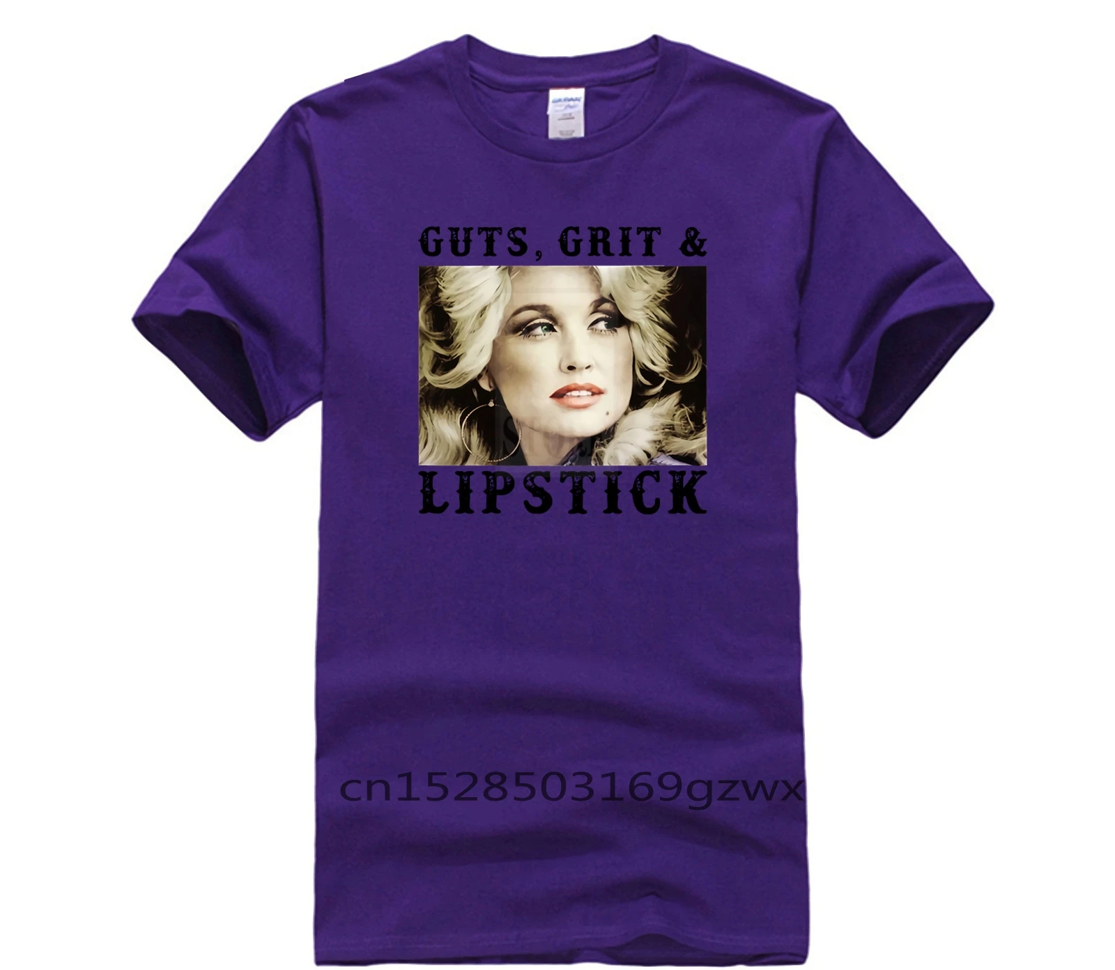 

Fashion Mens Short sleeve T Shirt Dolly Parton Gut Girl And Lipstick 2019 Summer Men s Short Sleeve T Shirt
