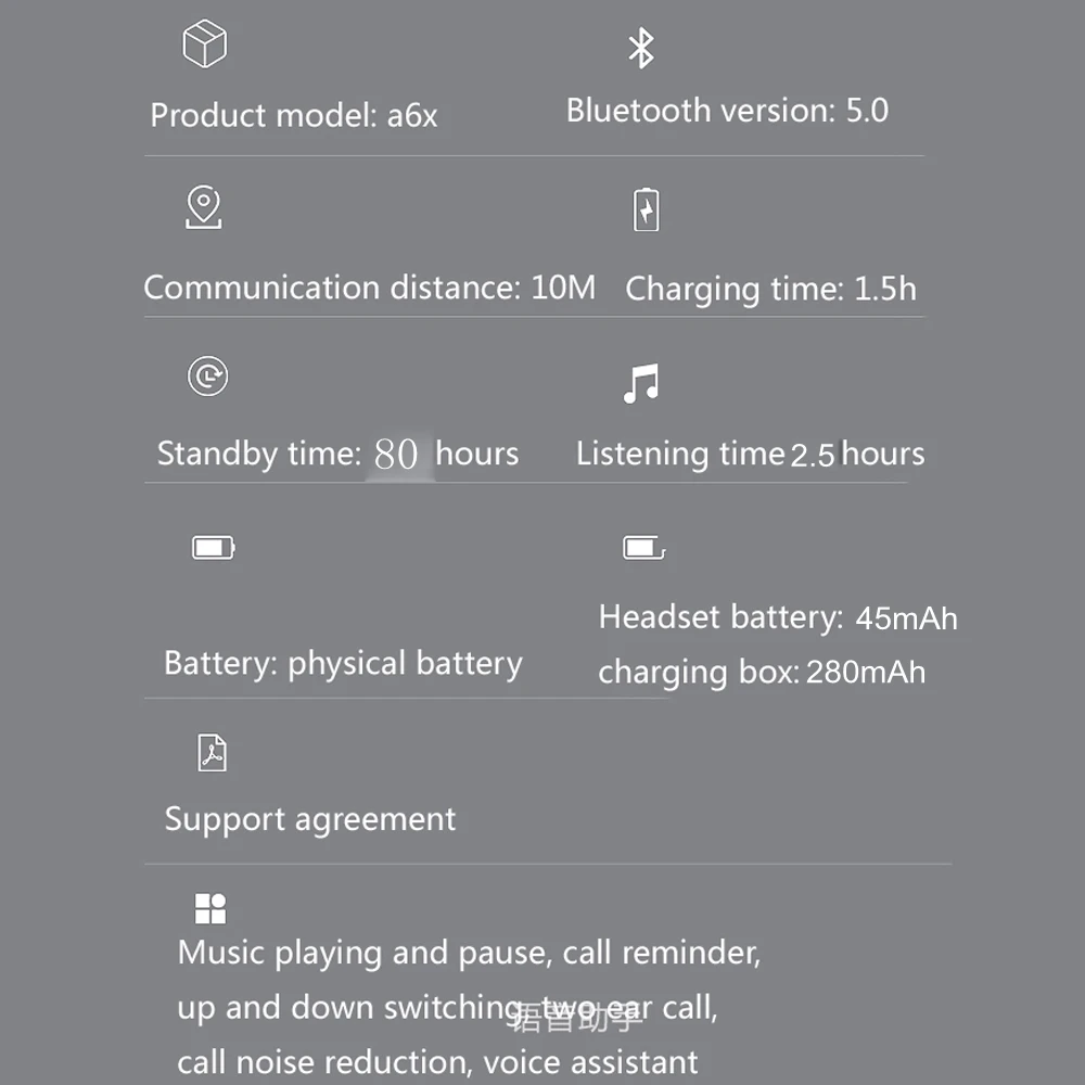 PK GT1 Smart touch contol wrieless наушники Bluetooth 5,0 8D стерео гарнитура микрофон спортивные наушники коробка водонепроницаемый с внешним аккумулятором