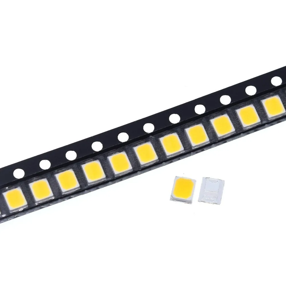 100 шт. 21-25 лм Белый/теплый белый 2835 SMD СВЕТОДИОДНЫЙ 0,2 Вт высокояркий светодиодный чип