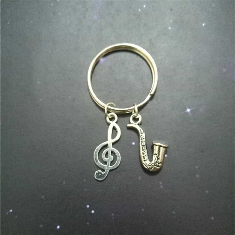 2020 подарок на выпускной брелок античное серебряное оформление для музыкальных