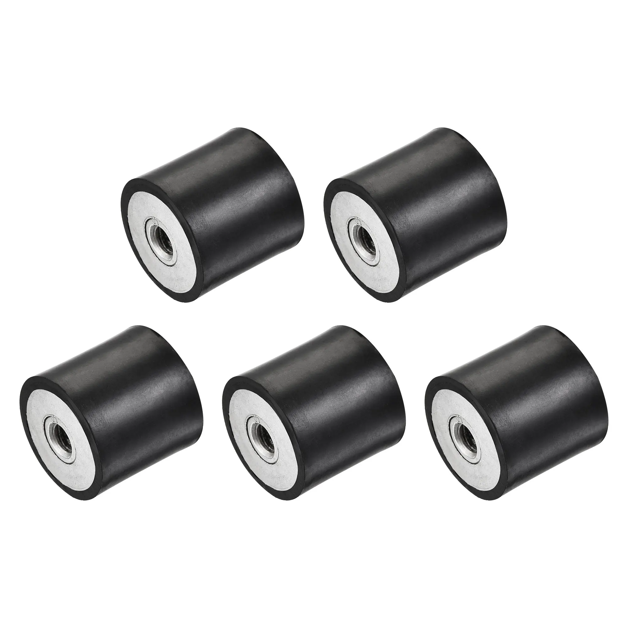 

Uxcell M6 Rubber Mounts Female/Female Shock Absorber, D25mmxH25mm 5 Pcs