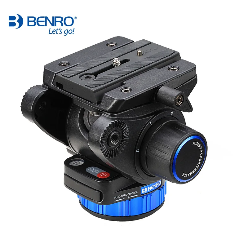 BENRO S7 видеоголовка S Series Профессиональная Алюминиевая QR6 БЫСТРОРАЗЪЕМНАЯ