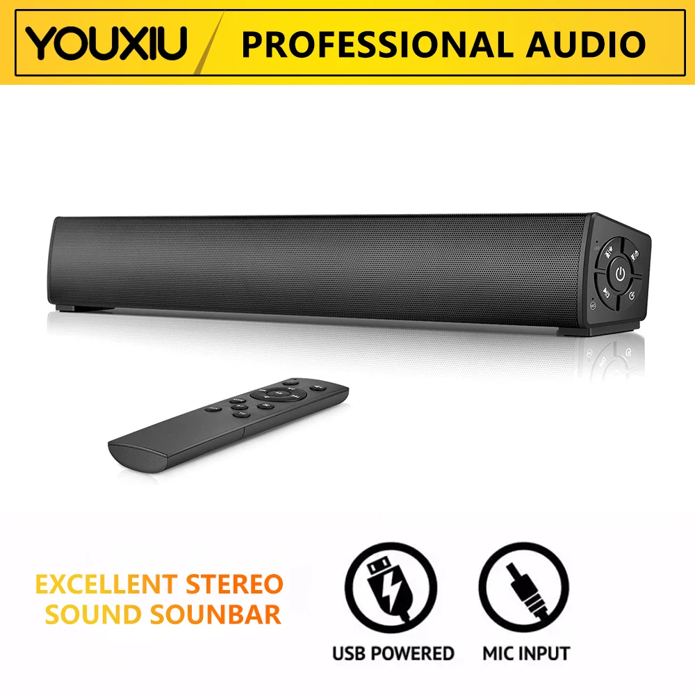 ТВ Колонка YOUXIU проводная и беспроводная акустическая панель с объемным звуком 20
