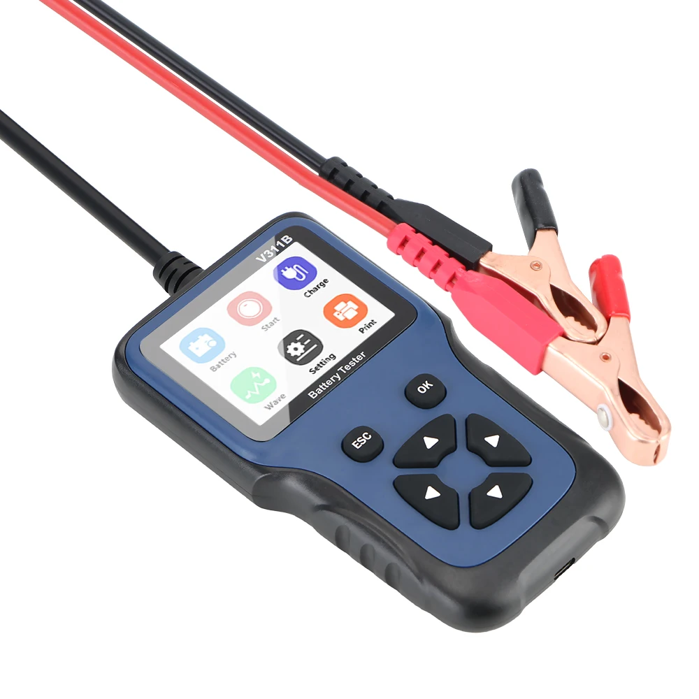 

Car Charging Cricut Load Test Analyzer Tools Automotive 12V Car Battery Charger Tester Analyzer Auto Diagnostic Tool V311B