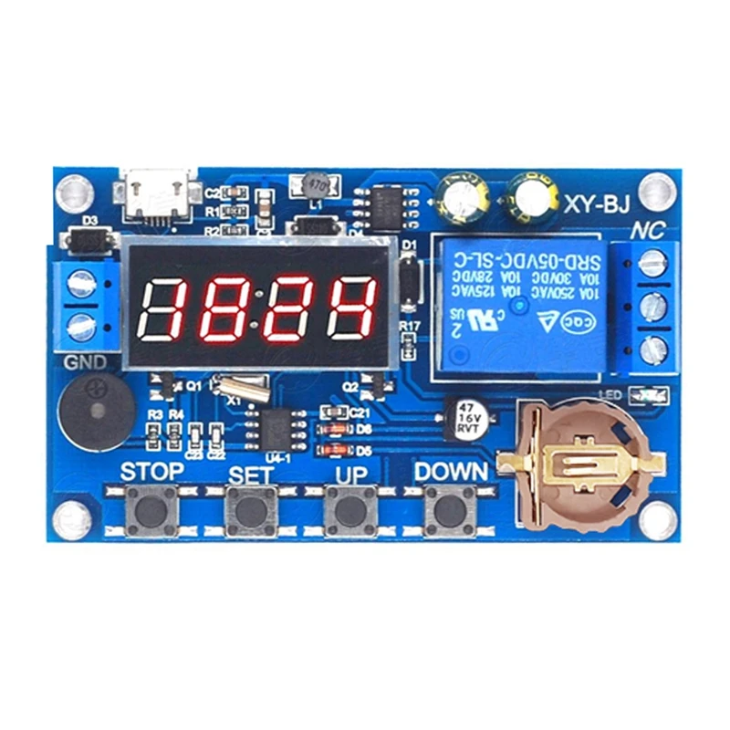 

Hot TTKK Real Time Timer Relay Module Timing Delay Switch DC 5V Control Clock Synchronization Multiple Mode Control