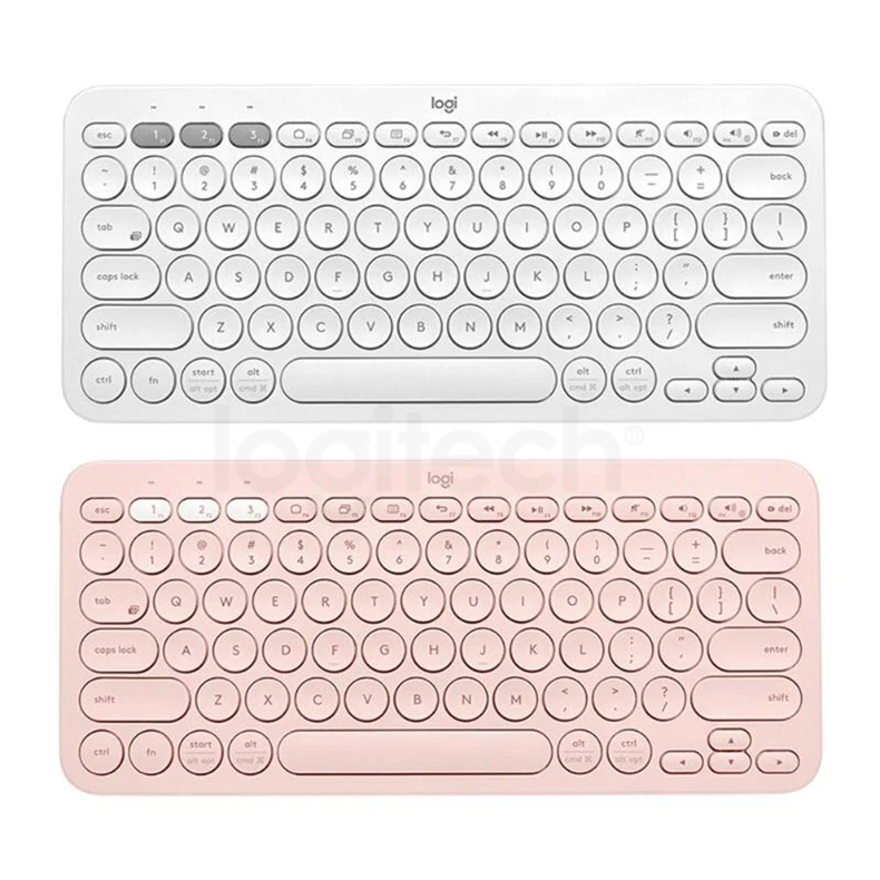 Беспроводная клавиатура logitech K380, Bluetooth, портативная, ультра тонкая, мини, бесшумная, многофункциональная, клавиатура для ПК, ноутбука, планшета, Android, IOS