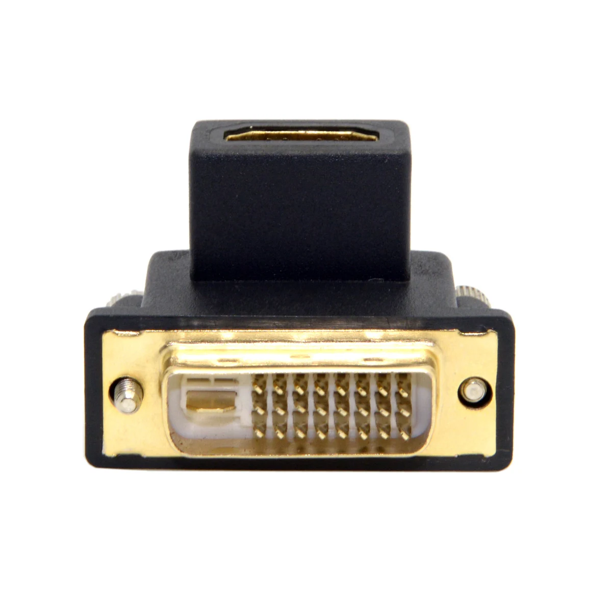 

DVI to HDTV-compatible adapter 90 Degree Angled HDTV-compatible to DVI Adapter for Computer HDTV Graphics Card Monitor
