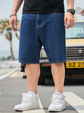 Джинсовые шорты мужские большие - купить недорого