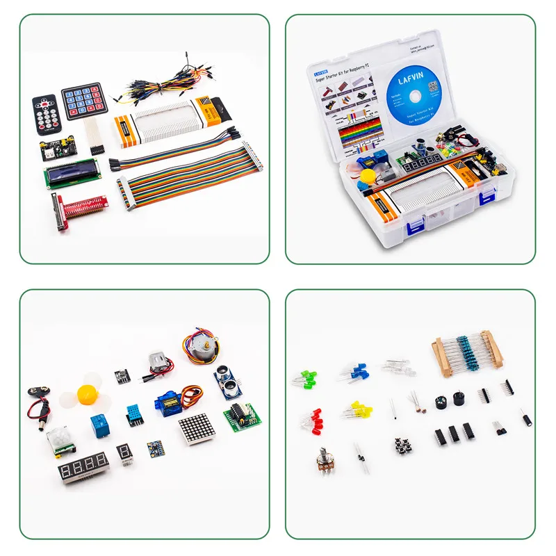 Стартовый набор LAFVIN Ultimate Starter Kit Обучающий для Raspberry Pi модель 3B + 3A 2B 1B 1A Zero W сделай