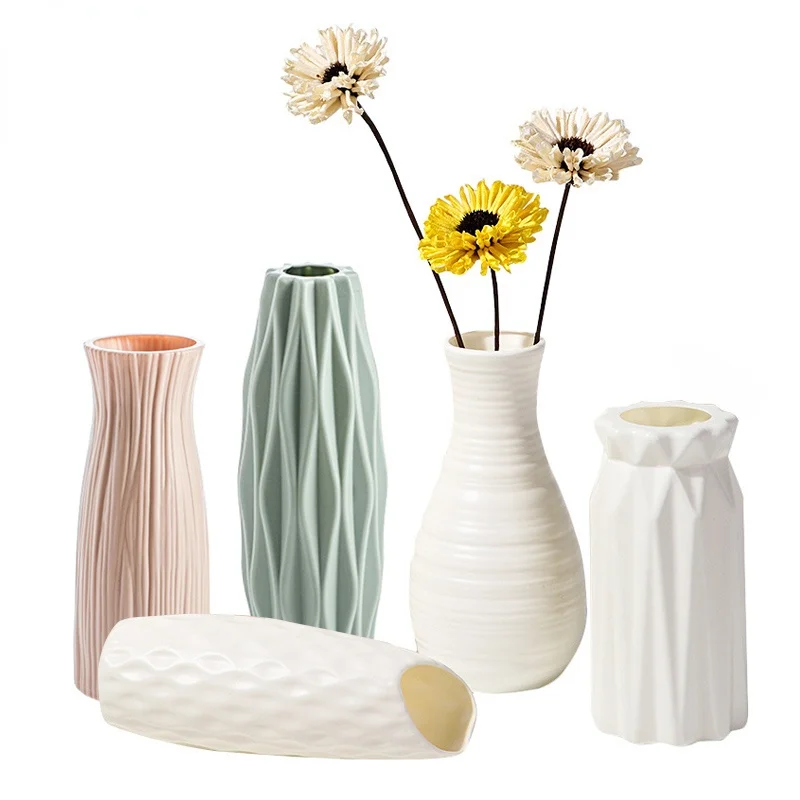 Пластиковая ваза Mosodo для цветов керамическая в скандинавском стиле современные