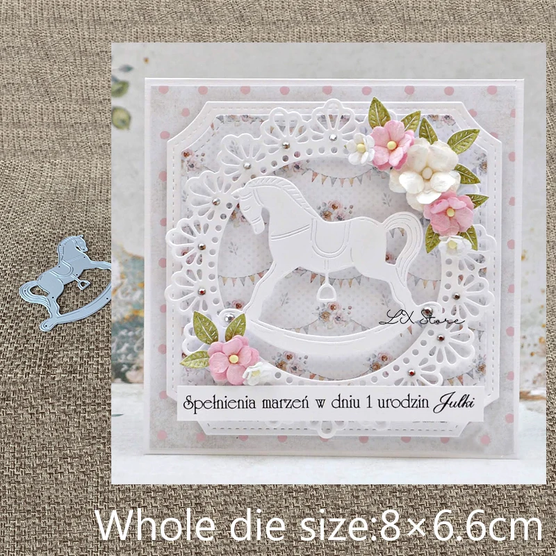 Новый дизайн металлическая высечка прекрасная детская игрушка Троян альбом для