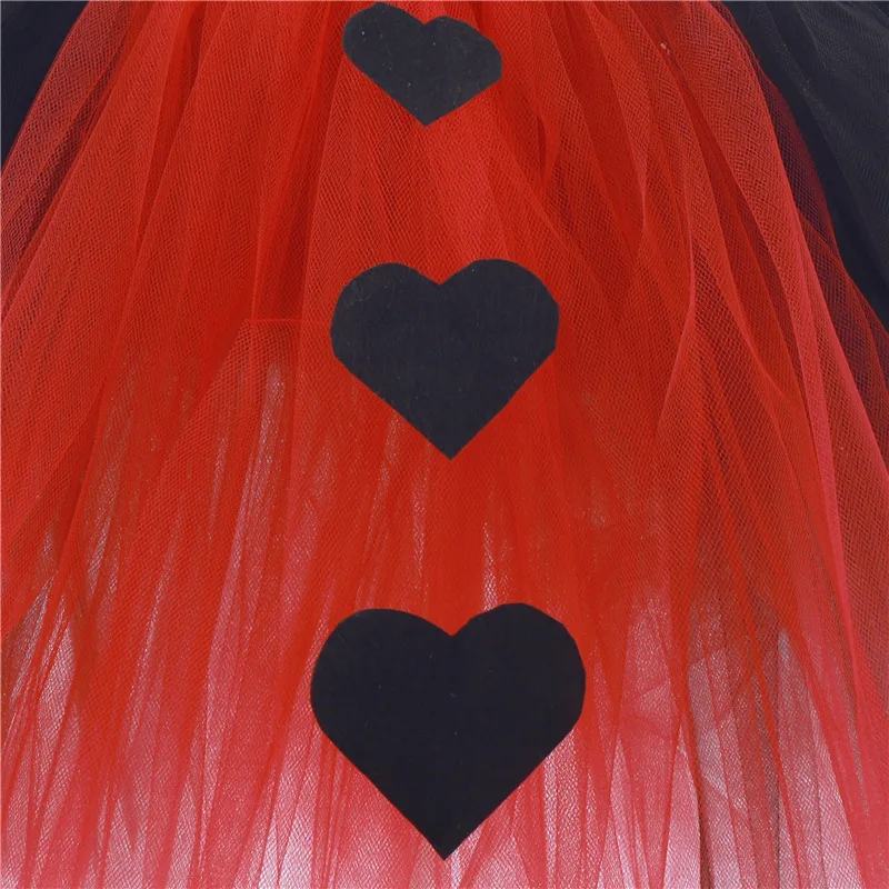 Черное красное платье принцессы для девочек элегантные летние платья с героями