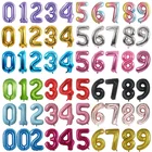 12 цветов, большой размер, золотые, серебряные, розовые, золотые цифры, воздушные шары на день рождения, свадьбу, вечеринку, фотообои для детей, мальчиков