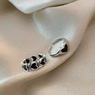 Женское кольцо в форме сердца, креативное Открытое кольцо в корейском ретро стиле, Подарочная бижутерия для друзей и пар, новинка 2021