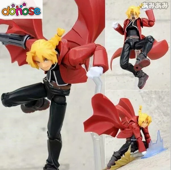 Подвижная игрушка для детей Коллекционная модель аниме Fullmetal Alchemist Alphonse Edward Elric из