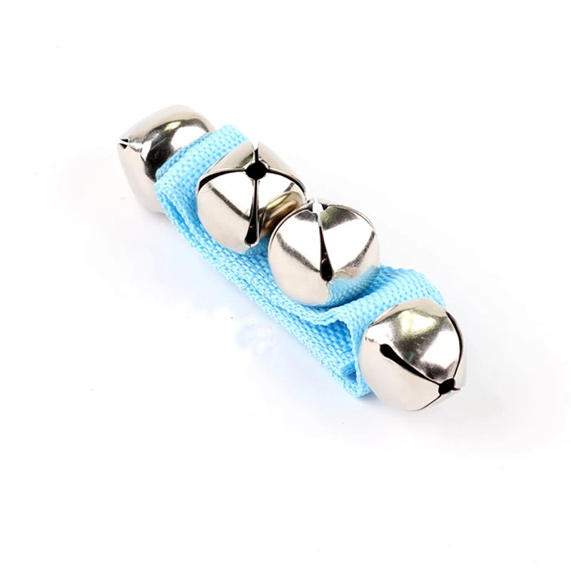1pc Blue 1 шт./пара, детская музыкальная игрушка, детский ручной Колокольчик на запястье, встряхиватель, музыкальный инструмент, Детские ударные ранние Образовательные Подарки - Цвет: 1pc Blue