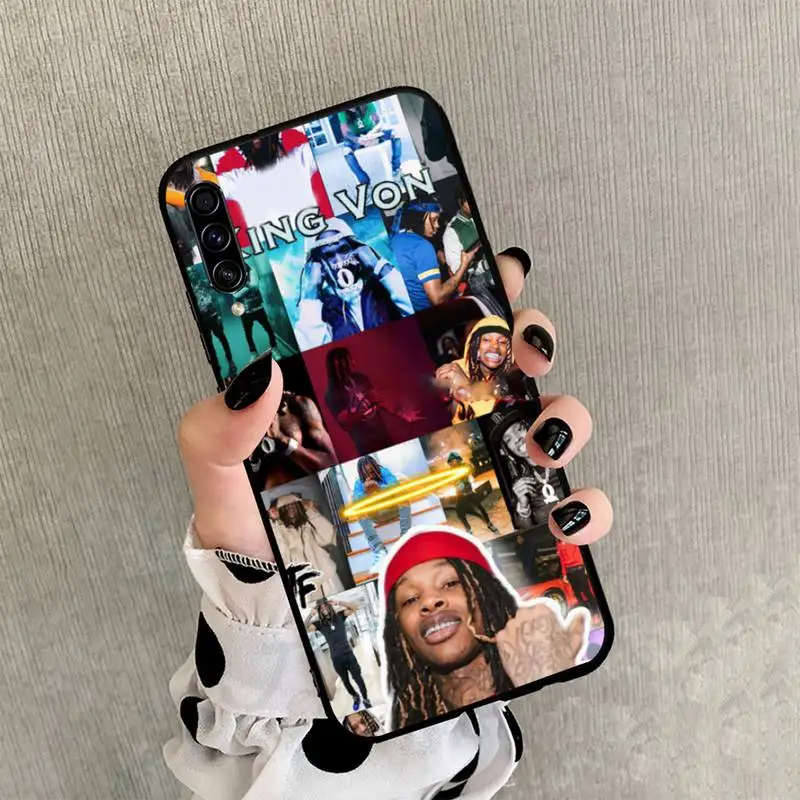 

Rapper King von Phone Case For Samsung Galaxy J2 J4 J5 J6 J7 J8 2016 2017 2018 Prime Pro plus Neo duo