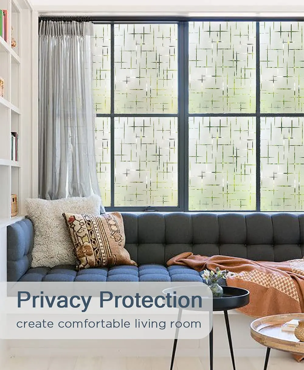 Матовая оконная пленка YaJing для конфиденциальности виниловая стеклянная