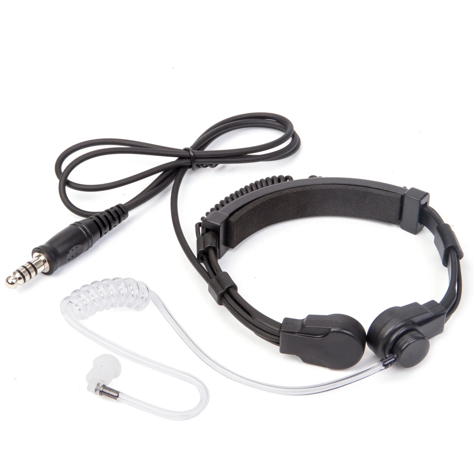 Brand New Walkie Talkie Microphone U94 PTT Neck Throat Mic Earpiece Radio Tactical Headset For Baofeng UV-9R Plus UV-XR