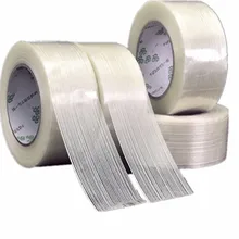 50M fiber tape strong glass fiber tape high temperature resistant non-marking Industrial Strapping Packaging Fixed Seal tape