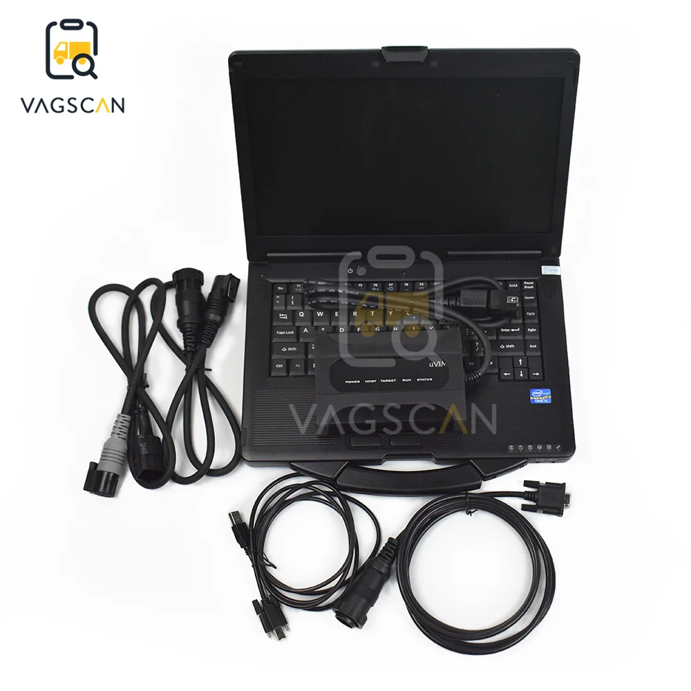 

Truck Diagnosis Scanner for Doosan Diagnostic Forklift Excavator Loader Tool Heavy Duty with Toughbook CF52/CF53 Laptop